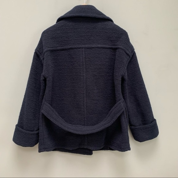 ATM Anthony Thomas Melillo Navy Boucle Peacoat XS - Picture 10 of 13